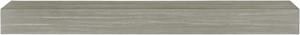 Kitchen Island, White Cultured Marble & Gray Finish