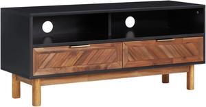 vidaXL TV Stand TV Unit Sideboard TV Console Cabinet Solid Acacia Wood and MDF