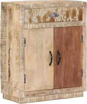 vidaXL Sideboard 23.6"x11.8"x29.5" Solid Mango Wood