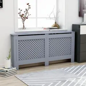 vidaXL Radiator Cover Anthracite 67.7"x17.5"x31.9" MDF vidaXL Radiator Cover Anthracite 67.7"x17.5"x31.9" MDF