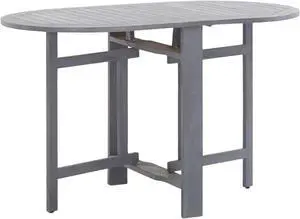 vidaXL Garden Table Gray 47.2"x27.6"x29.1" Solid Acacia Wood