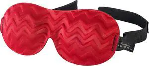 Bucky Chevron Sleep Eye Mask - Red-2
