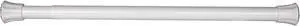 1 inch Twist-Lock Spring Tension Rod 29"-48", White