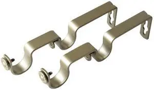 1 Inch Double Brackets - Light Gold