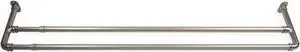 5/8 inch Double Blackout Curtain Rod 28-48 inch - Satin Nickel