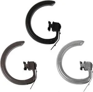 Rings for Decorative Traverse Rod (Set of 10) - Black