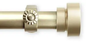 Brett Curtain Rod 1 inch 28-48 inch - Gold