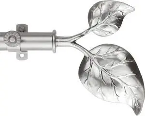 Eve Curtain Rod 13/16 inch 120-170" - Satin Nickel