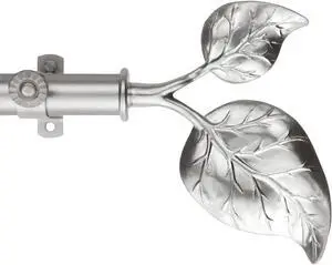 Eve Curtain Rod 13/16 inch 28-48" - Satin Nickel