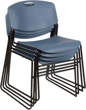 Zeng Stack Chair (4 pack)- Blue