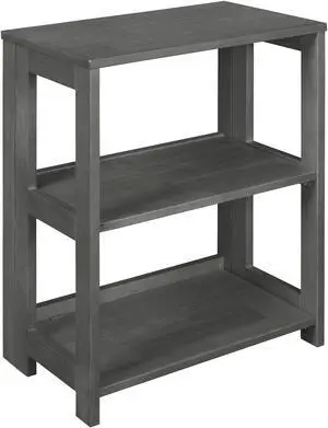 Flip Flop 28" High Folding Bookcase- Grey