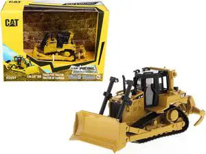 CAT Caterpillar D6R Track-Type Tractor \Play & Collect!\ Series 1/64 Diecast Model by Diecast Masters"""