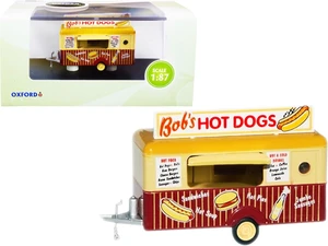 \Bob\'s Hot Dogs\ Mobile Food Trailer 1/87 (HO) Scale Diecast Model by Oxford Diecast""" \Bob\'s Hot Dogs\ Mobile Food Trailer 1/87 (HO) Scale Diecast Model by Oxford Diecast"""
