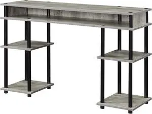 Designs2Go No Tools Student Desk with Shelves