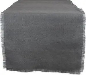 DII Gray Jute Table Runner