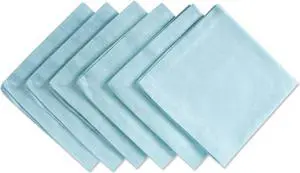 DII Aqua Solid Chambray Napkin (Set of 6)