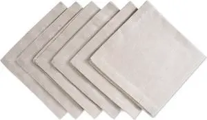 DII Natural Solid Chambray Napkin (Set of 6)