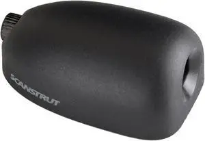 SCANSTRUT BLACK HORIZONTAL DECK SEAL CONNECTOR .08"-.24"