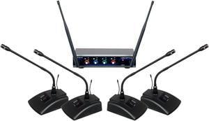DIGITAL-QUAD CONFERENCE -C3 - Four Channel UHF Digital Wireless  Conference System