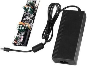 120W power supply kit, 120W DC-DC Powerboard with 120W 12V/10A AC-DC Adapter, 20+4pin motherboard connector, 1x 4+4 EPS (CPU) power connector, 3x SATA connector and 1x4-Pin Peripheral connector