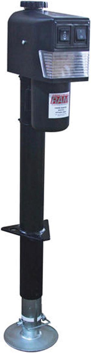 RAM EJ-3520-BBX 3,500 lb. Electric Trailer Jack with Drop Leg - Black
