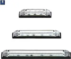 T-H Marine LED-51800-DP LED Slim Line Utility Strip Lights, 4" - Clear
