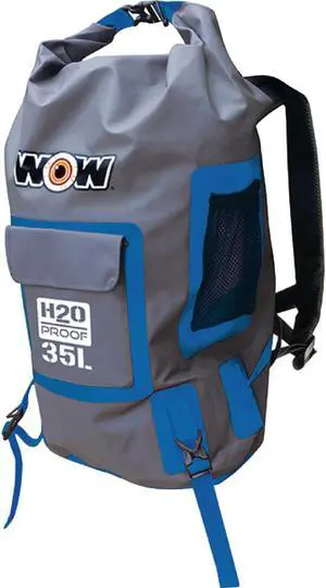 WOW Watersports 18-5110B Backpack H2O Proof Dry Bag - Blue