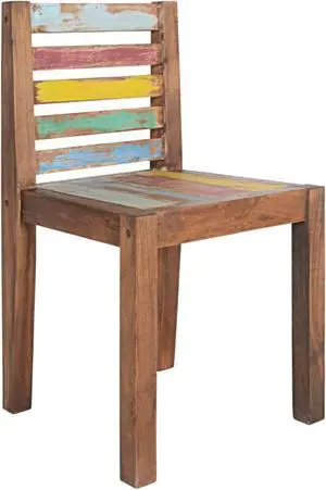 vidaXL Dining Chairs 4 pcs Solid Reclaimed Wood