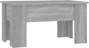 vidaXL Coffee Table Gray sonoma Engineered wood Compact