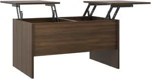 vidaXL Coffee Table Brown Oak Engineered Wood