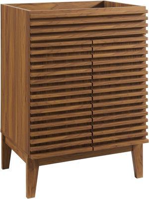 Render Bathroom Vanity Cabinet (Sink Basin Not Included) Walnut