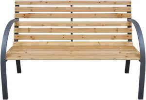vidaXL Patio Bench 44.1" Solid Wood Fir