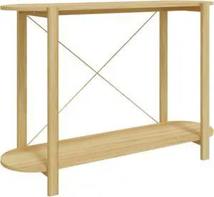 vidaXL Console Table 43.3"x15"x29.5" Engineered Wood