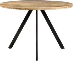 vidaXL Dining Table 43.3"x29.5" Solid Wood Mango