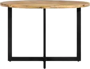 vidaXL Dining Table 43.3"x29.5" Solid Wood Mango