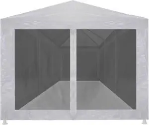 vidaXL Party Tent with 8 Mesh Sidewalls 29.5' x 9.8'