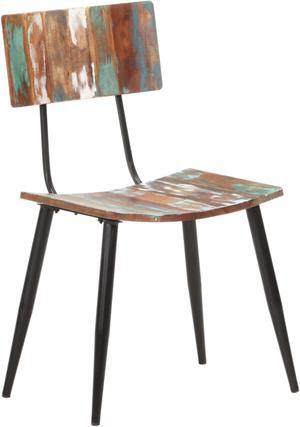 vidaXL Dining Chairs 2 pcs Solid Reclaimed Wood