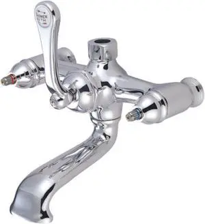 Kingston Brass ABT100-1 Tub Faucet Body Only, Polished Chrome