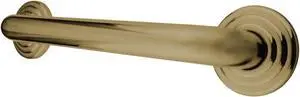 Kingston Brass DR314242 Restoration 24" Grab Bar, Polished Brass