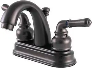 Kingston Brass FB5615NML 4 in. Centerset Bathroom Faucet, Oil Rubbed Bronze