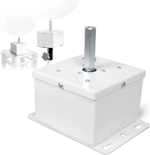 MOTOS Universal Mirror Ball Oscillating 1RPM Motor Mounts up to 30" Mirror Balls | White Finish MOTOS Universal Mirror Ball Oscillating 1RPM Motor Mounts up to 30" Mirror Balls | White Finish