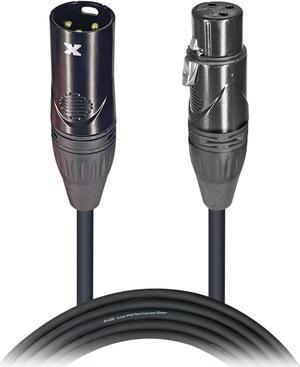 ProX XC-DMX03 3 Ft. DMX Male 3-Pin to DMX Female 3-Pin High Performance Cable