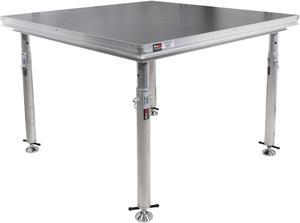 ProX XSQ-2X2MK2 StageQ MK2 2 x 2 Ft. Single Portable Stage Unit Height Adjustable from 28 to 48 in.