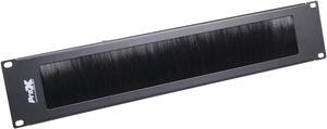 ProX T-P2BR 2U Rack Panel Brush Cable Management Slot Strips for standard 19-Inch Cabinet