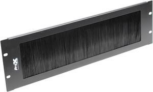 ProX T-P3BR 3U Rack Panel Brush Cable Management Slot Strips for standard 19-Inch Cabinet