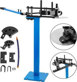 Heavy Duty Pipe Tube Bender With 3 Dies Tube Pedestal Bender 40 Up To 120 Degree
