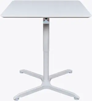 32 Inch Pneumatic Height Adjustable Square Cafe Table