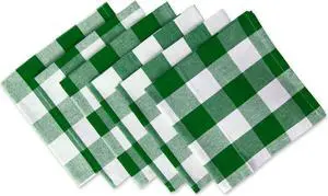 DII Shamrock Green Buffalo Check Napkin (Set of 6)