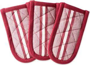 DII Barn Red Chef Stripe Pan Handle (Set of 3)