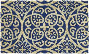 DII Blue Tunisia Scroll Doormat